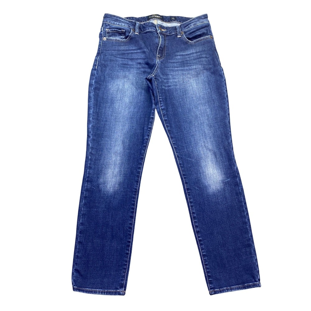Lucky Brand Lolita Skinny Jeans Womens 8/29 Blue Denim Stretch Low Rise Grunge